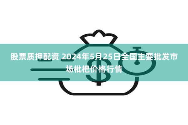 股票质押配资 2024年5月25日全国主要批发市场枇杷价格行情