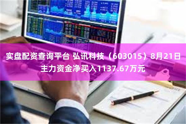 实盘配资查询平台 弘讯科技（603015）8月21日主力资金净买入1137.67万元