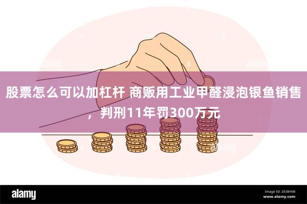 股票怎么可以加杠杆 商贩用工业甲醛浸泡银鱼销售，判刑11年罚300万元