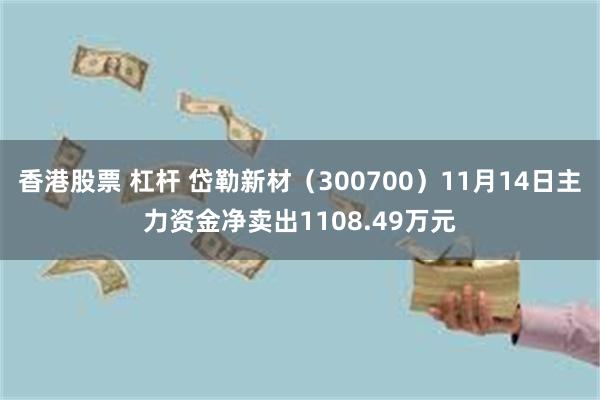 香港股票 杠杆 岱勒新材（300700）11月14日主力资金净卖出1108.49万元